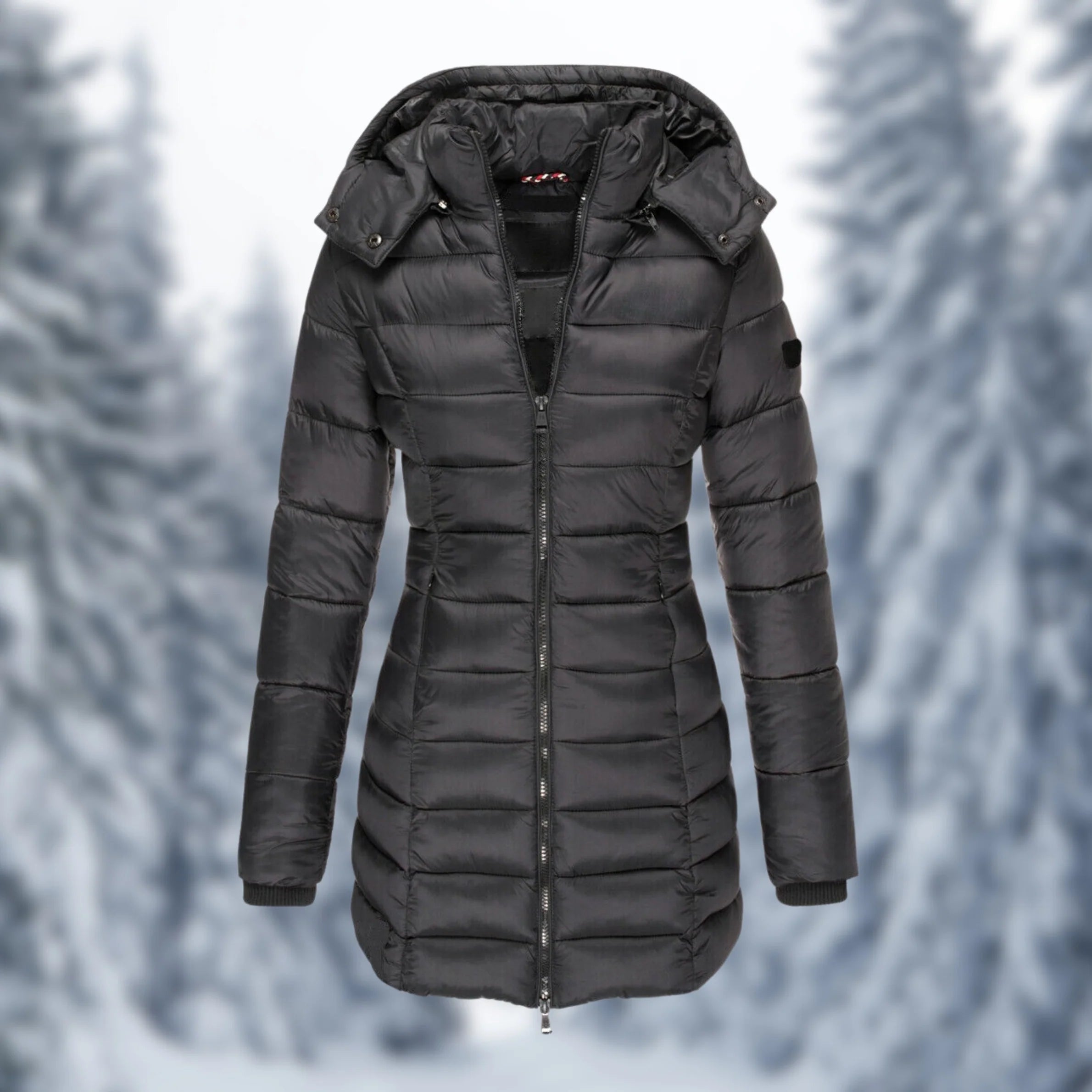 Waterafstotende winterjas met voering voor dames