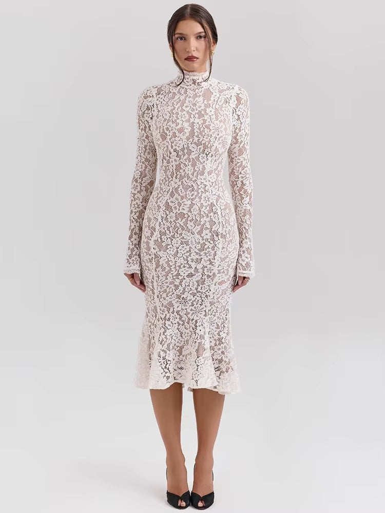 Seraphina Midi Jurk met Chique Pasvorm