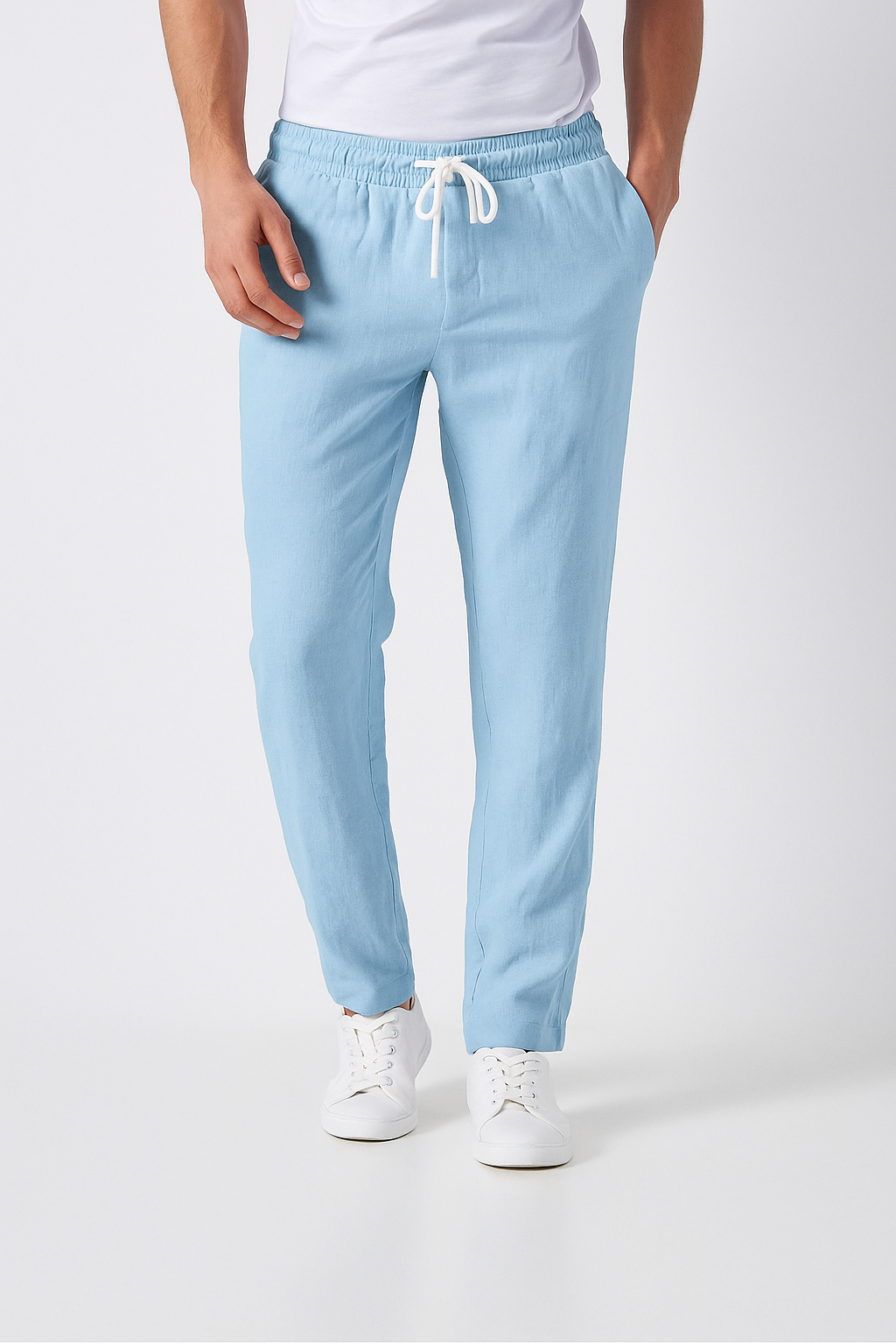 Heren broek – luchtig met elastische tailleband