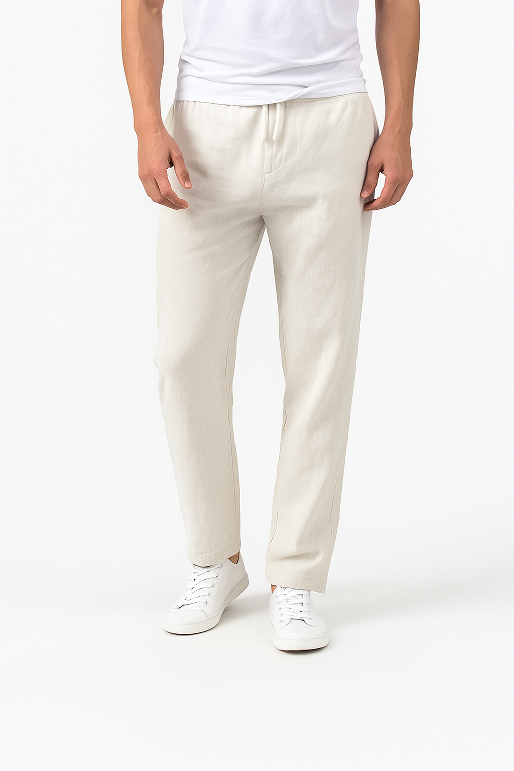 Heren broek – luchtig met elastische tailleband